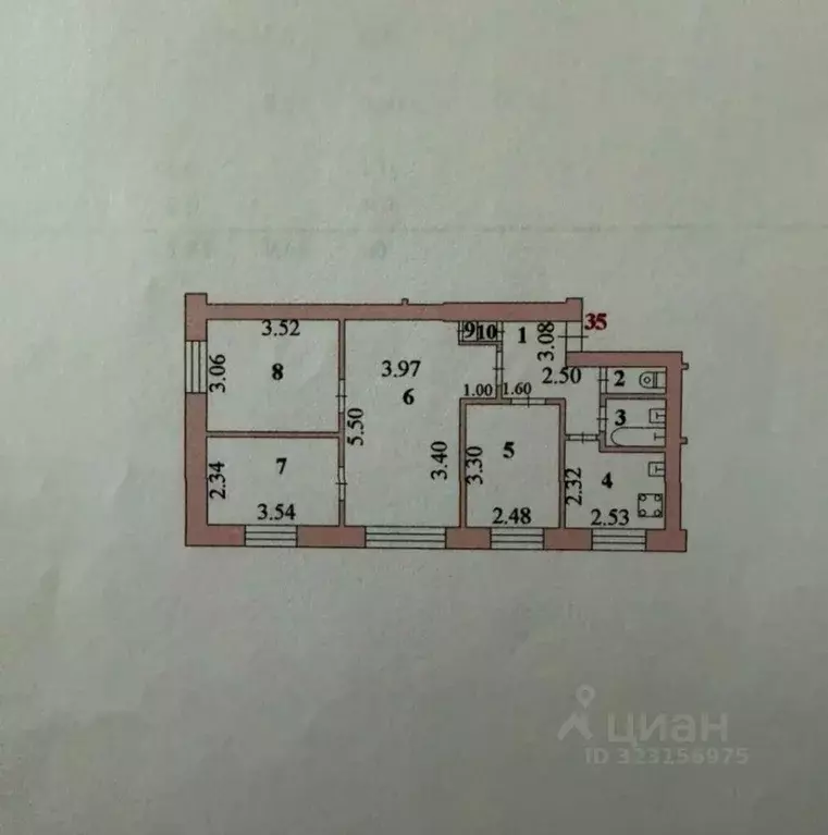 4-к кв. Липецкая область, Липецк просп. Победы, 2 (60.0 м) - Фото 1