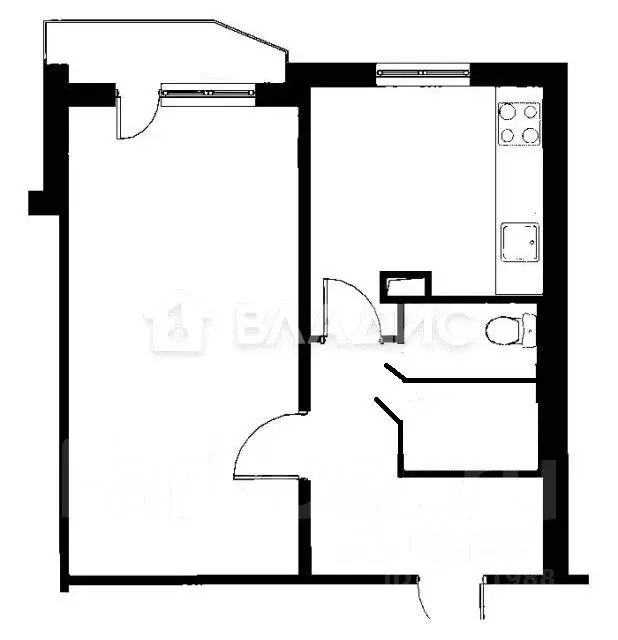 1-к кв. Московская область, Ленинский городской округ, пос. ... - Фото 1