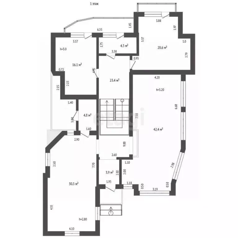 Дом в Крым, Ялта городской округ, Массандра пгт ул. Мира, 19 (300 м) - Фото 1