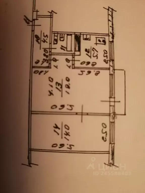 2-к кв. Орловская область, Орел ул. Антонова, 5 (46.0 м) - Фото 1