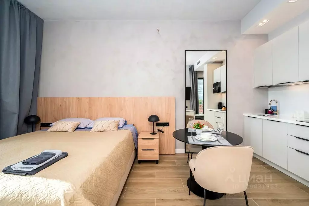 Студия Санкт-Петербург наб. Макарова, 58 (36.0 м) - Фото 1
