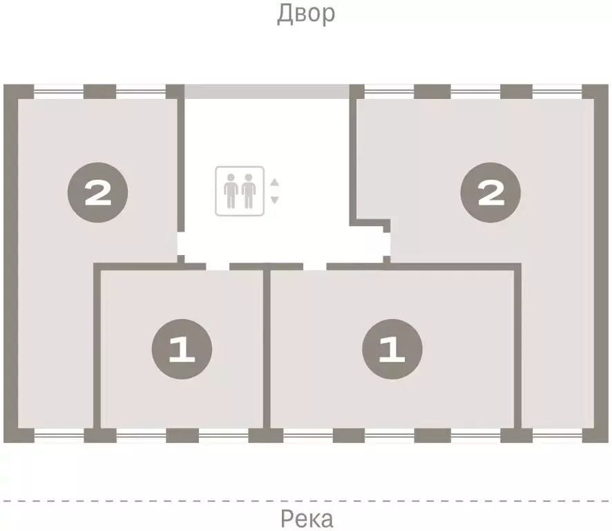 2-комнатная квартира: Новосибирск, Зыряновская улица, 53с (64.92 м) - Фото 1