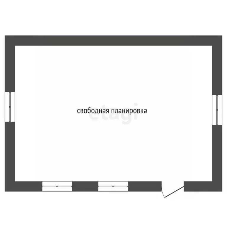 Дом в Костромская область, Красное-на-Волге пгт ул. Фрунзе, 12 (40 м) - Фото 1