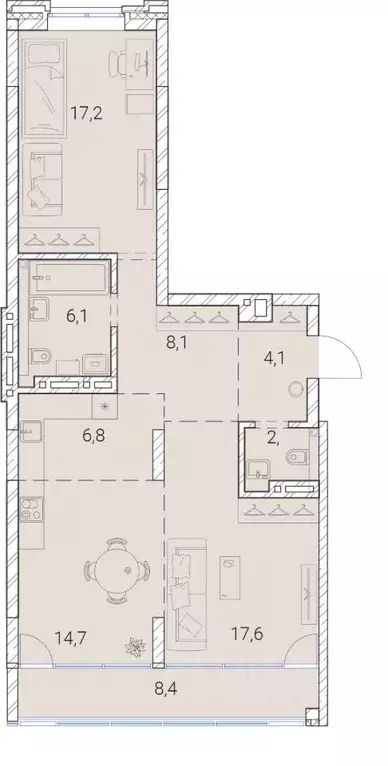 3-к кв. Новосибирская область, Новосибирск Овражная ул., 2А (85.3 м) - Фото 1