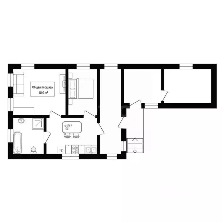 Дом в Новосибирская область, Искитимский район, Евсинский сельсовет, ... - Фото 2