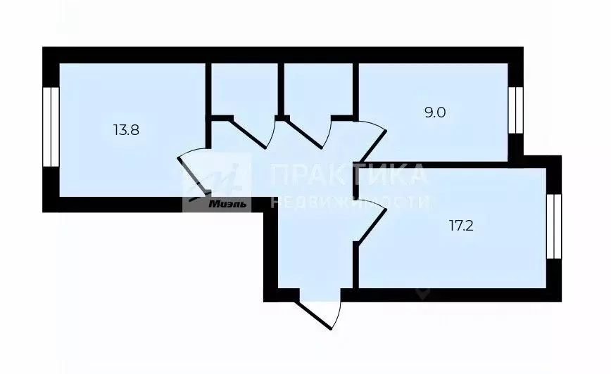 2-к кв. Москва Челябинская ул., 24К1 (52.5 м) - Фото 2