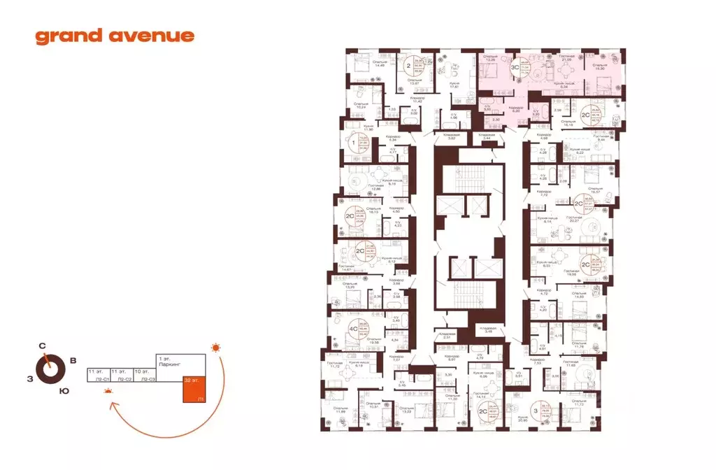 3-к кв. Башкортостан, Уфа ул. Пархоменко (71.34 м) - Фото 2