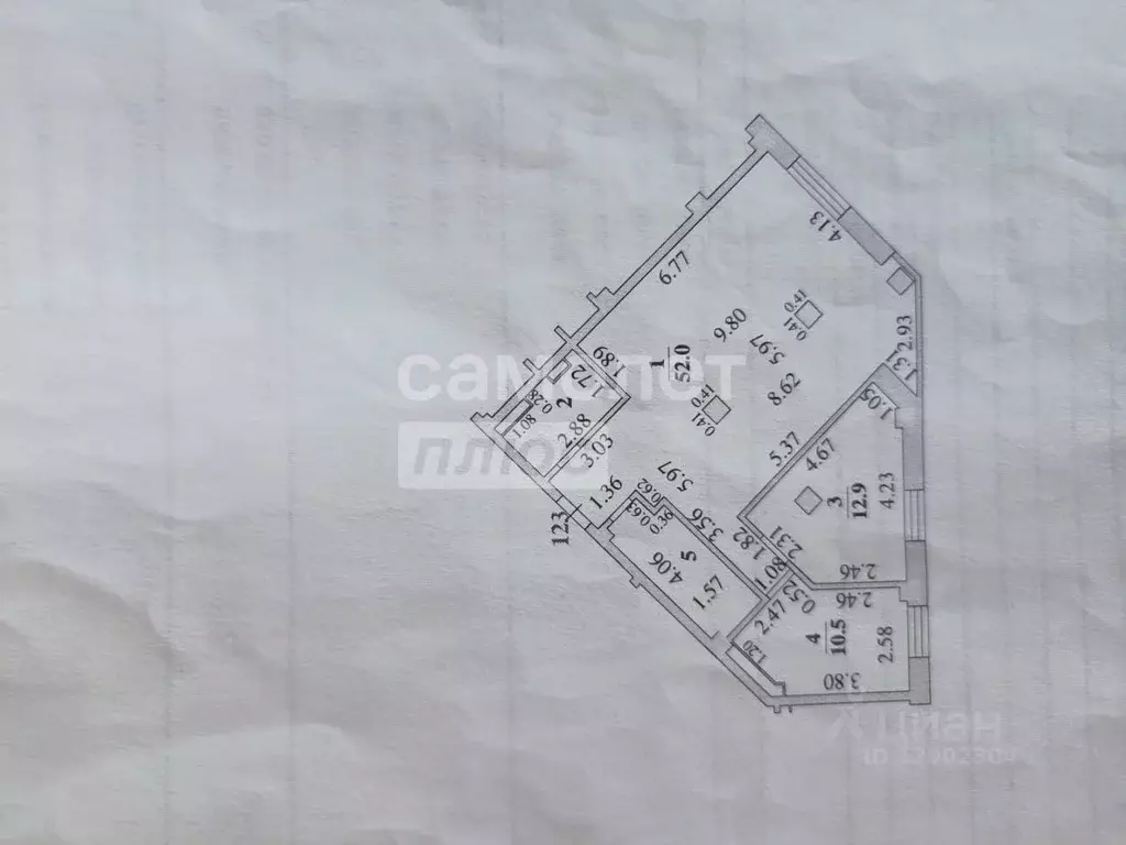 3-к кв. Липецкая область, Липецк ул. Имени Мичурина, 24 (86.0 м) - Фото 2