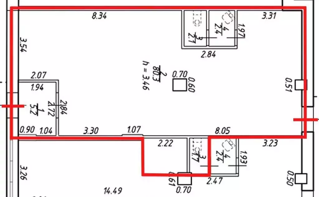 Торговая площадь в Ленинградская область, Мурино Всеволожский район, ... - Фото 1