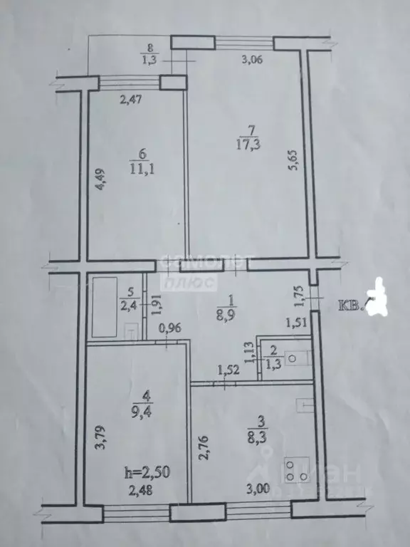 3-к кв. Забайкальский край, Чита Осетровка мкр, 12 (60.0 м) - Фото 1