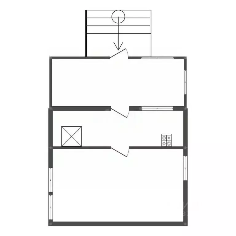Дом в Амурская область, Свободный ул. Чехова, 65 (38 м) - Фото 1