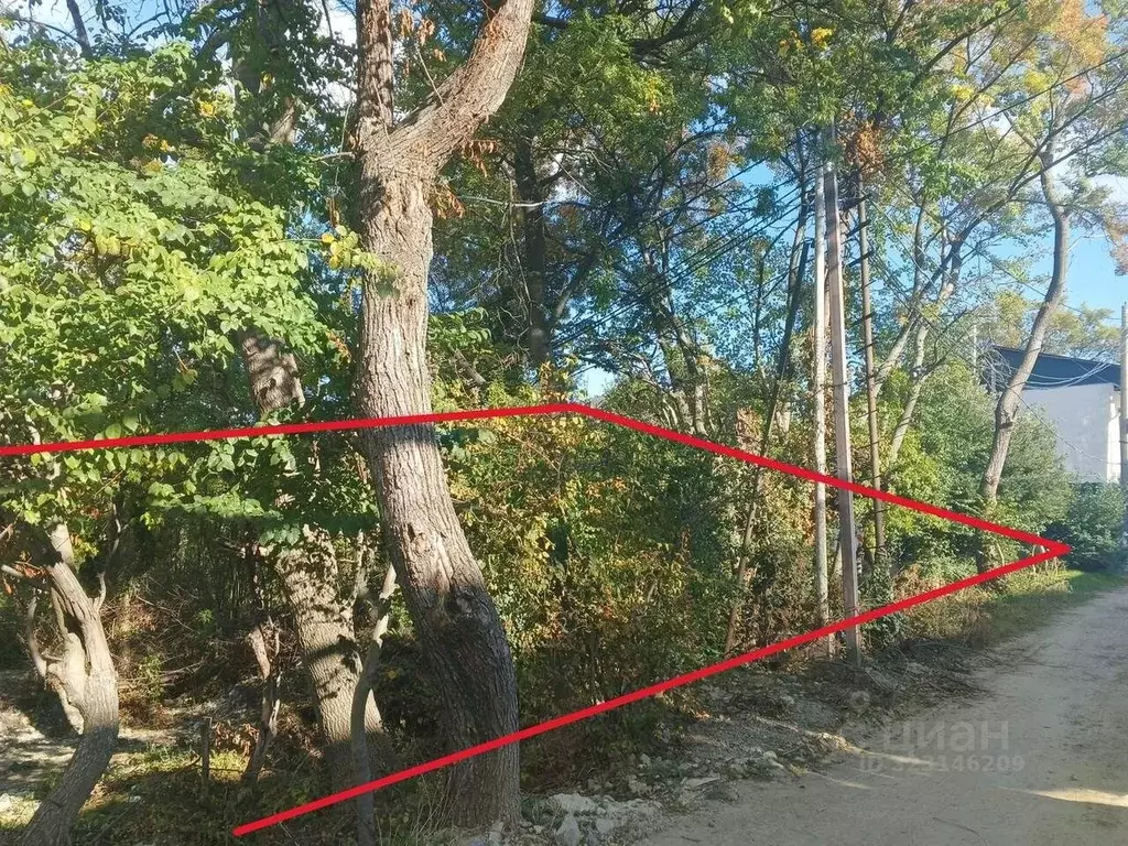 Участок в Крым, Ялта муниципальный округ, Краснокаменка пгт пер. Новый ... - Фото 1