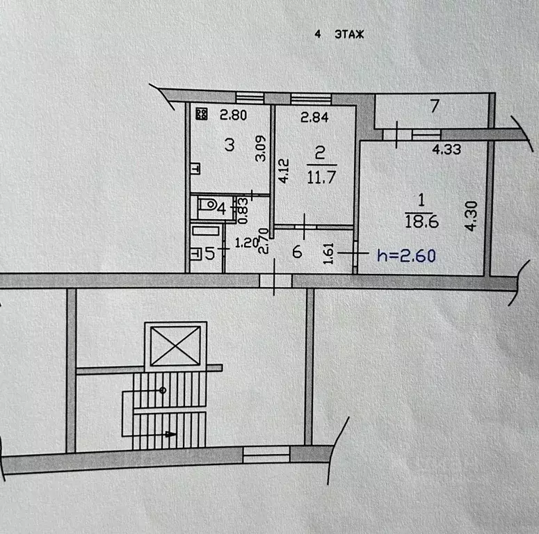 2-к кв. Пензенская область, Пенза просп. Строителей, 158 (50.5 м) - Фото 1
