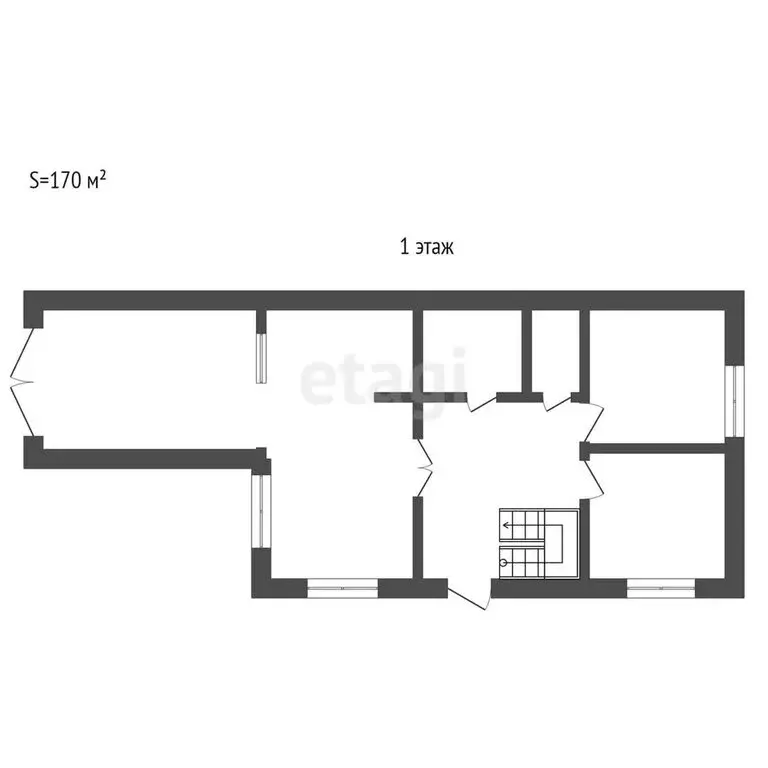 Дом в станица Незлобная, Кооперативная улица (170 м) - Фото 1