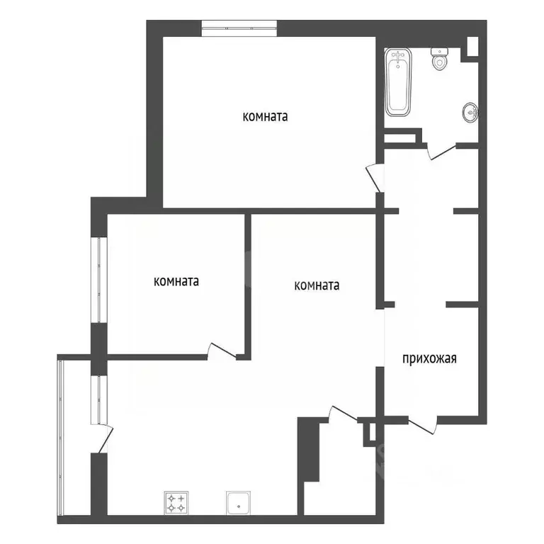 3-к кв. Иркутская область, Иркутский муниципальный округ, Маркова рп ... - Фото 2