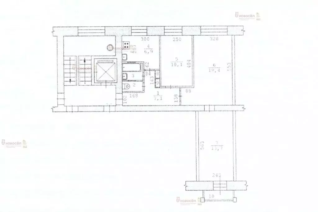 3-комнатная квартира: Екатеринбург, улица Блюхера, 51 (61.1 м) - Фото 1