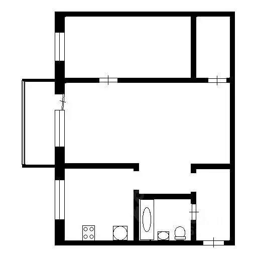 2-к кв. Тюменская область, Тюмень ул. Мельникайте, 95 (45.0 м) - Фото 2