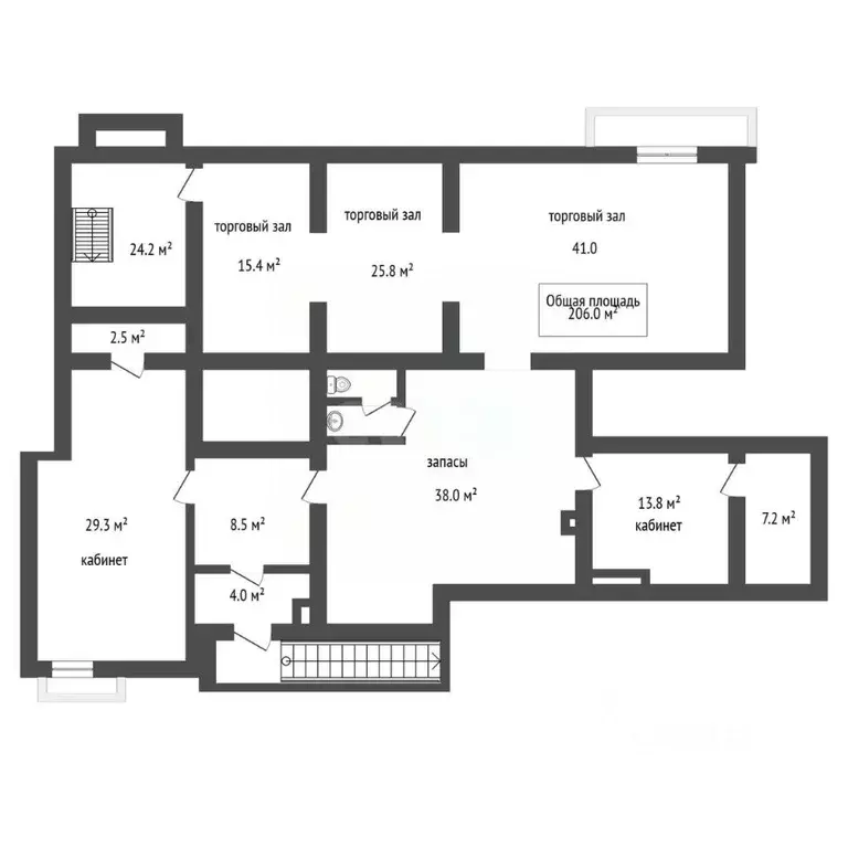 Торговая площадь в Новосибирская область, Новосибирск ул. ... - Фото 2