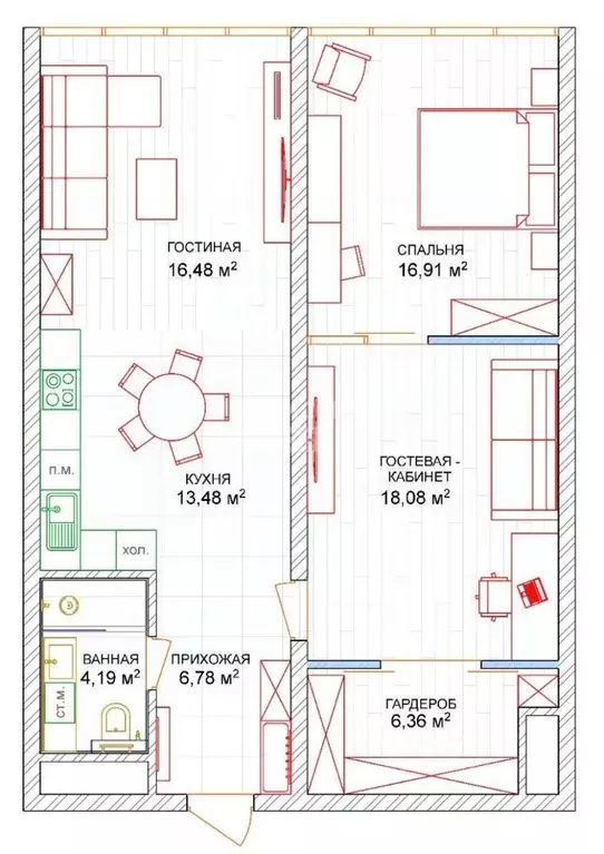 2-к кв. Краснодарский край, Геленджик ул. Мира, 40 (82.0 м) - Фото 1