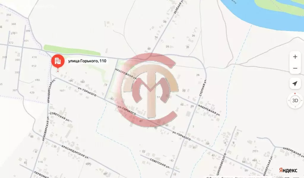 Участок в село Вольное, улица Горького, 110 (1527 м) - Фото 2