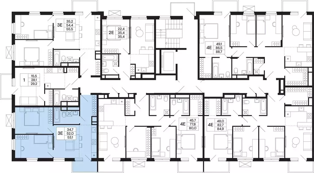 2-комнатная квартира: Шаховская, посёлок городского типа Шаховская, ... - Фото 2