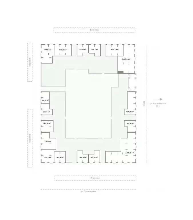 Торговая площадь в Курганская область, Курган Центральный жилрайон, ... - Фото 2