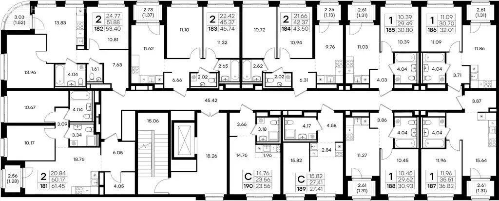 2-комнатная квартира: Казань, ЖК Глоракс Экосити (61.45 м) - Фото 1