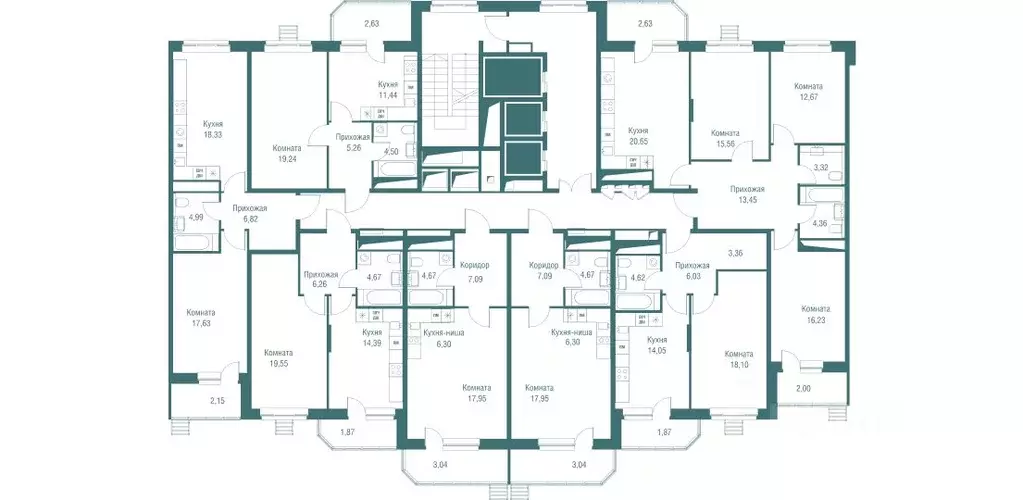 1-к кв. Московская область, Одинцово Северная ул., 5к2 (39.2 м) - Фото 2