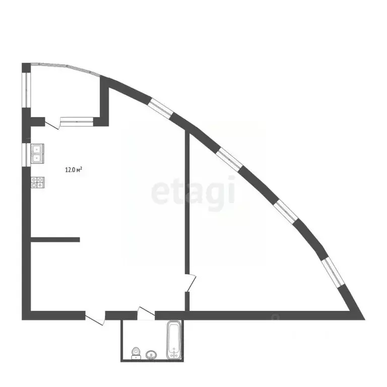 2-к кв. Ставропольский край, Пятигорск ул. Бунимовича (83.2 м) - Фото 1