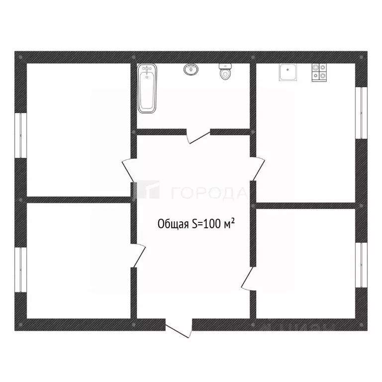 Дом в Алтайский край, Тальменский район, пос. Среднесибирский ... - Фото 2