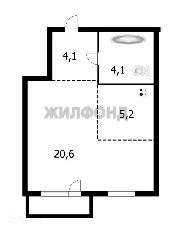 Продаётся квартира-студия, 34 м - Фото 0