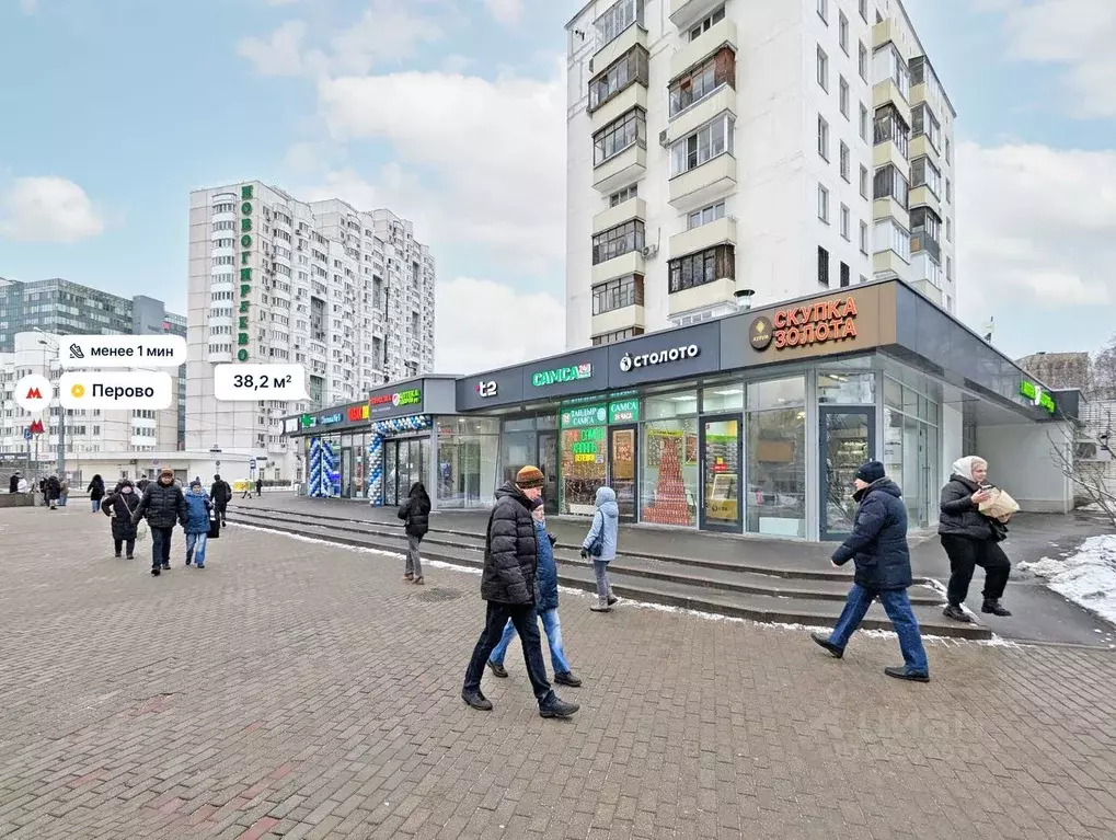 Торговая площадь в Москва 2-я Владимирская ул., 38/18 (38 м) - Фото 1