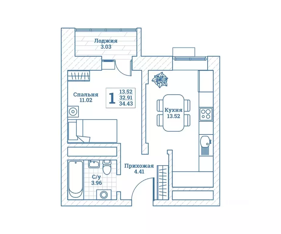 1-к кв. Московская область, Щелково городской округ, Монино пгт ул. ... - Фото 1