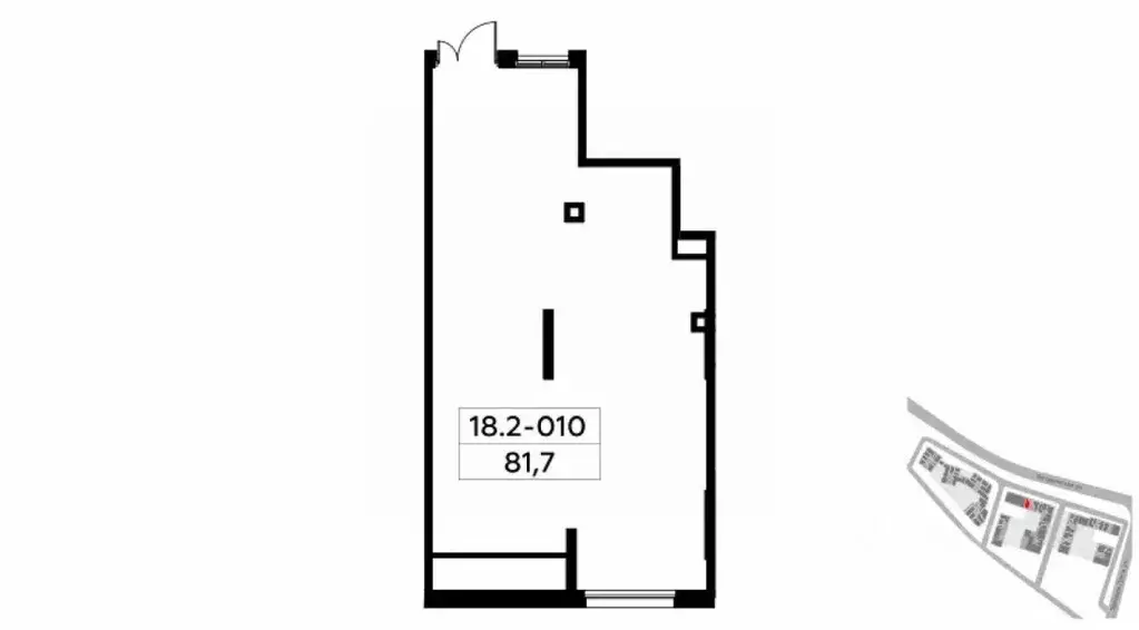 Торговая площадь в Москва Скандинавия жилой комплекс, 18.2.2 (82 м) - Фото 2