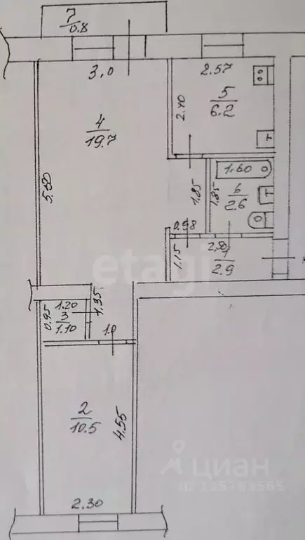 2-к кв. Краснодарский край, Анапа ул. Горького, 64 (43.0 м) - Фото 2