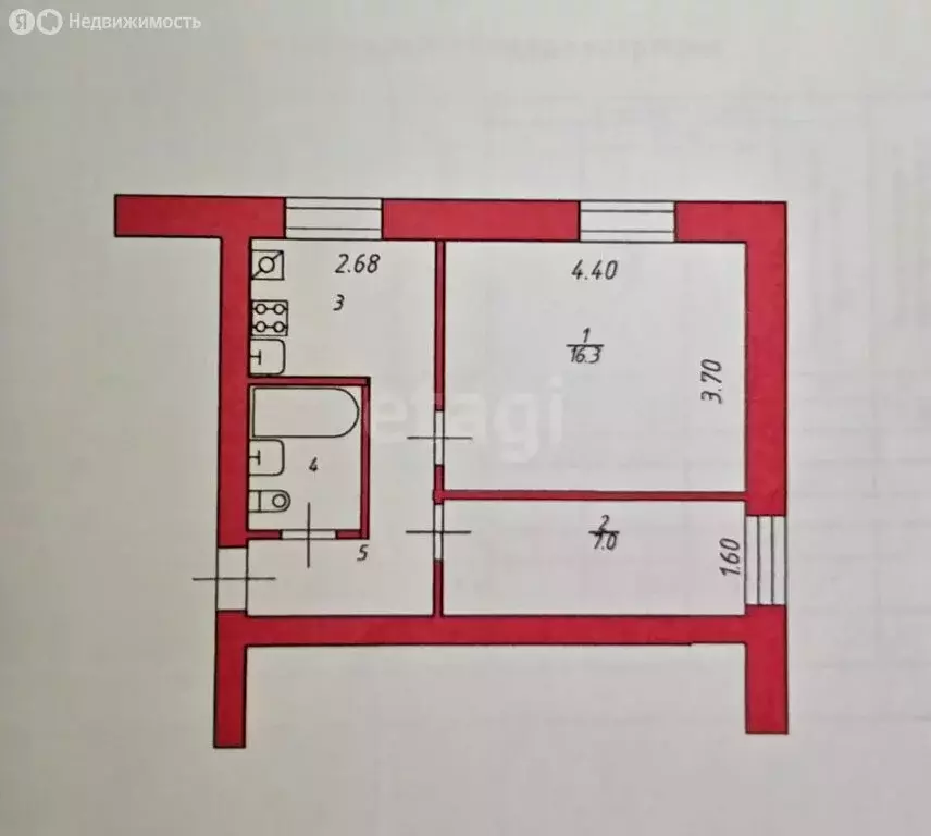 2-комнатная квартира: Муром, Совхозная улица, 84 (37.3 м) - Фото 1