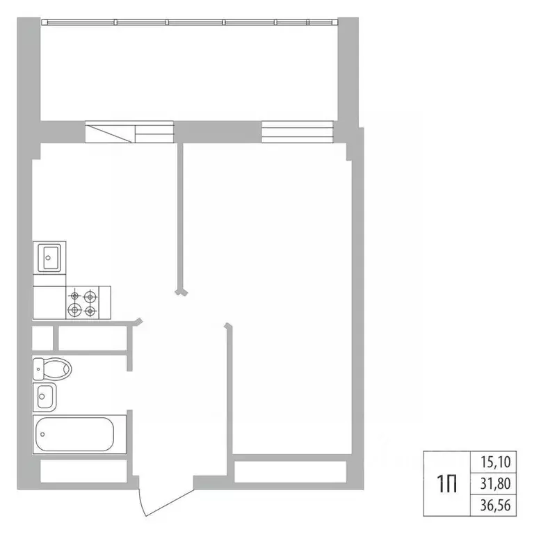 1-к кв. Татарстан, Набережные Челны ул. Раскольникова, 22 (36.56 м) - Фото 0