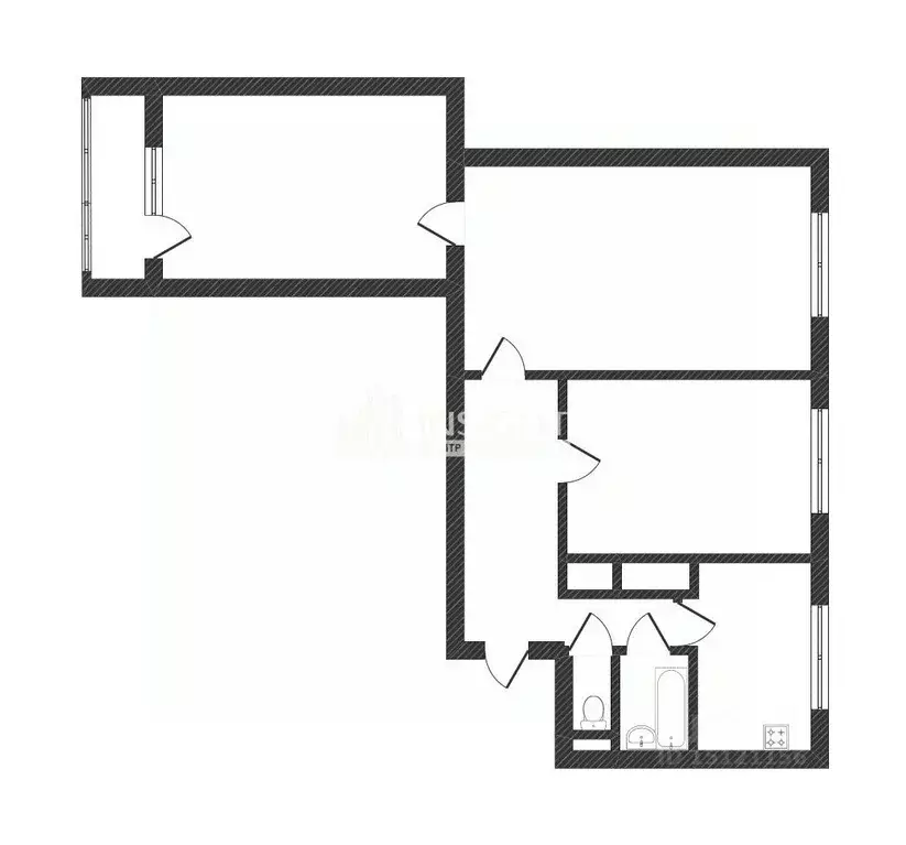 3-к кв. Ямало-Ненецкий АО, Новый Уренгой Советский мкр, 2/3 (64.8 м) - Фото 1