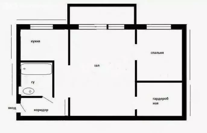 2-комнатная квартира: Тула, улица Белкина, 1Б (44.2 м) - Фото 1