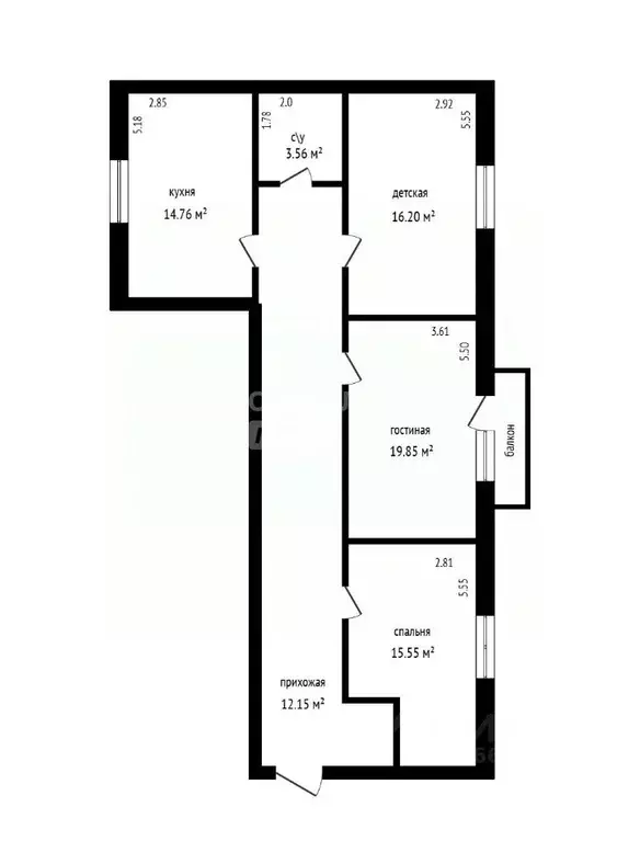 3-к кв. Дагестан, Дербент Махачкалинская ул., 37 (86.0 м) - Фото 2