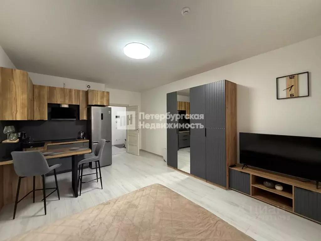 Студия Санкт-Петербург ул. Орбитальная, 9к1 (30.5 м) - Фото 2