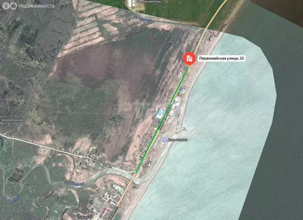 Участок в село Таранай, Первомайская улица (24.64 м) - Фото 1
