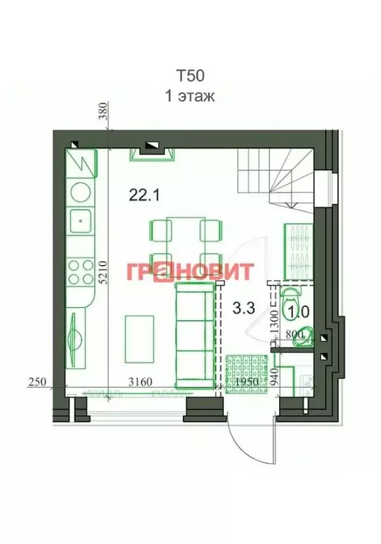 Таунхаус в Новосибирская область, с. Новолуговое, Березки-2 мкр, 5-й ... - Фото 0