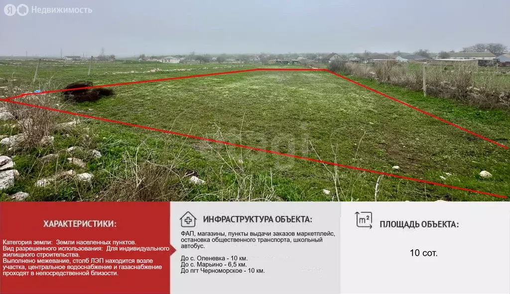 Участок в Красносельское, улица Ленина (10 м) - Фото 1