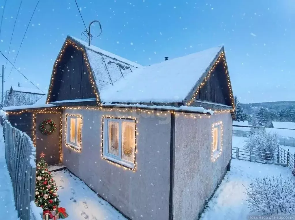 Дом в Красноярский край, Красноярск городской округ, д. Бугачево ул. ... - Фото 1