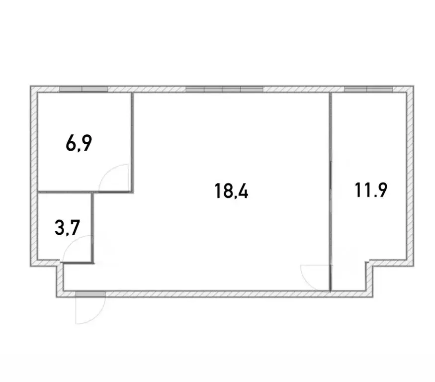 2-комнатная квартира: Уфа, улица Мингажева, 123 (40.9 м) - Фото 2