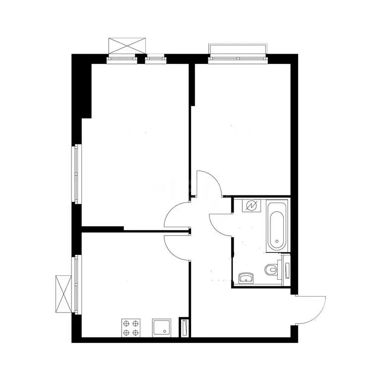 Дом в Кетово, Больничная улица (42.6 м) - Фото 1