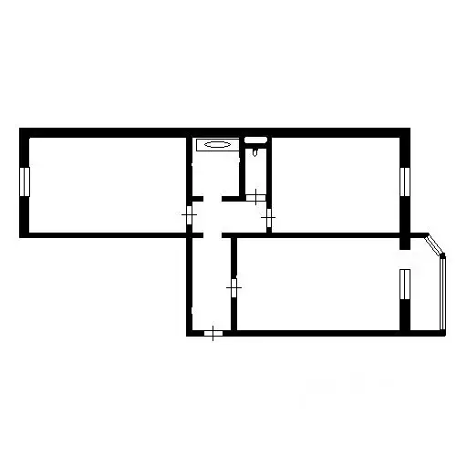 2-к кв. Татарстан, Казань просп. Ямашева, 29 (67.8 м) - Фото 2