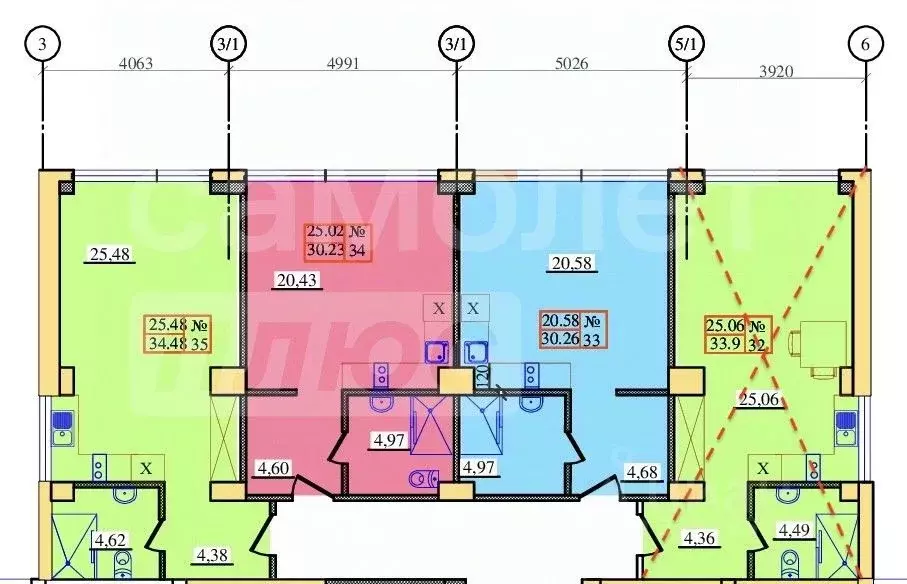 Студия Крым, Евпатория ул. Фрунзе, 20 (33.0 м) - Фото 1