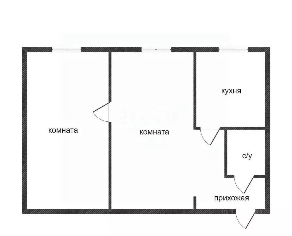 2-к кв. Приморский край, Владивосток Русская ул., 39 (44.4 м) - Фото 1